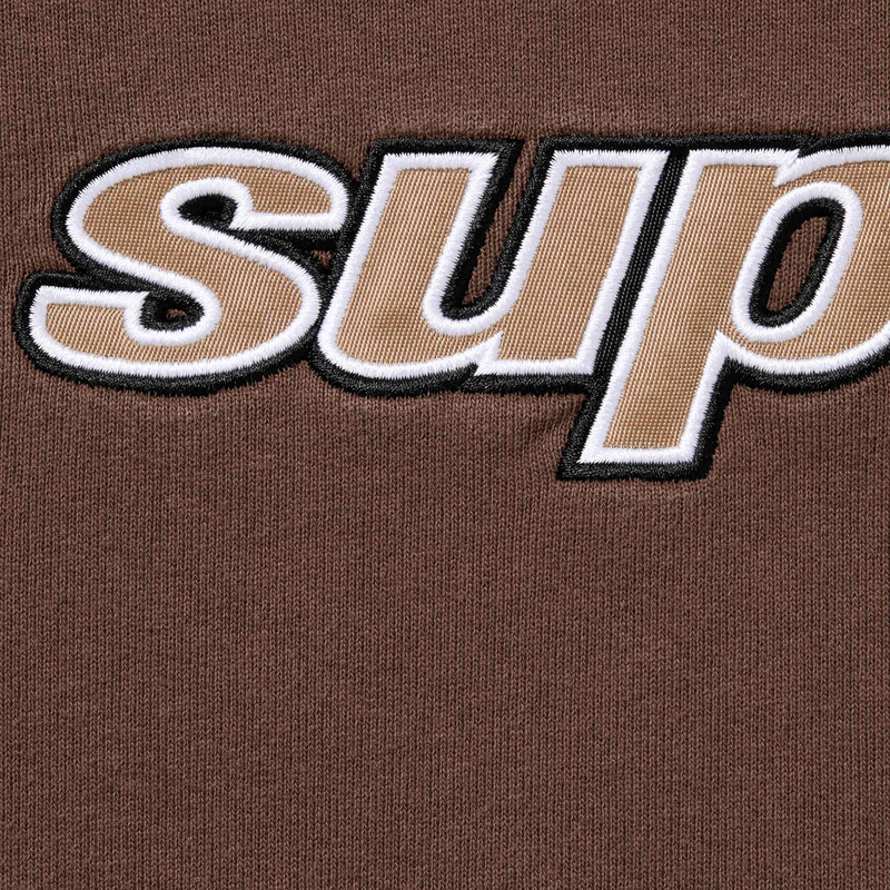 Supreme Division Hooded Sweatshirt 'FW 24 brown'